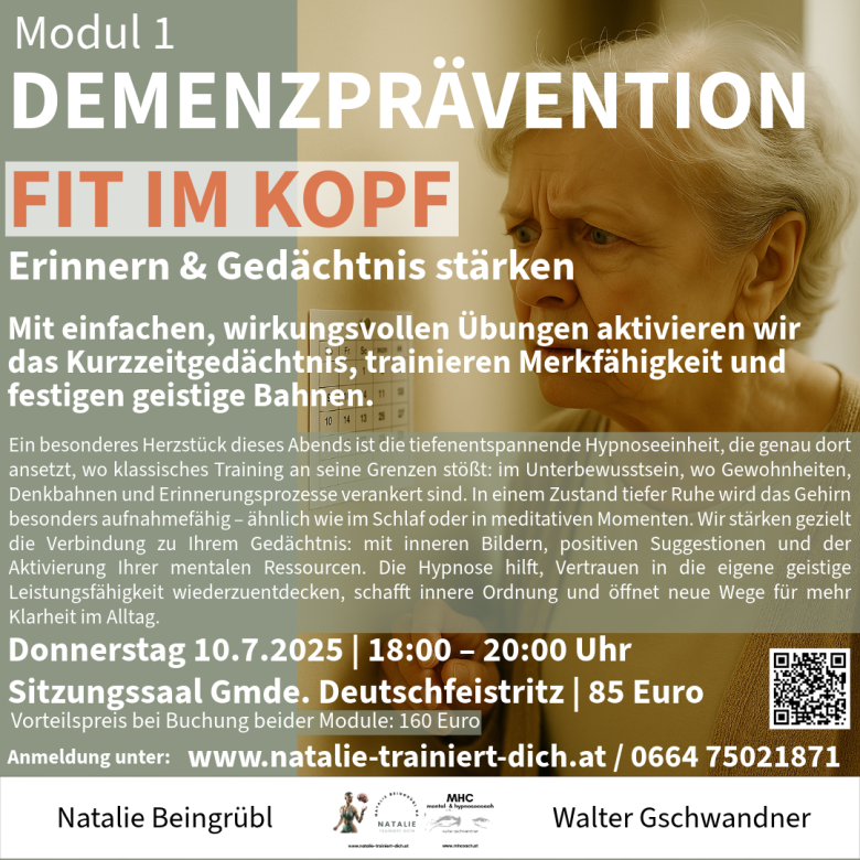 Demenzprävention Flyer Modul 1